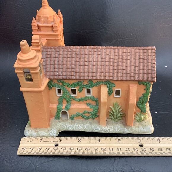 Mervyns California Missions San Carlos Borromeo Vintage Window Light Christmas - Picture 7 of 8